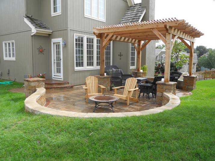 impressive on concrete patio ideas for small backyards decoration backyard RKLNJUJ