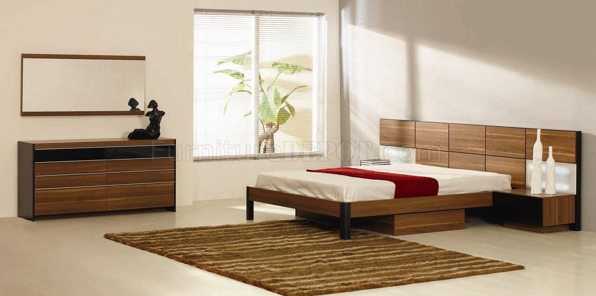 king headboard with built in nightstands rondo bedroom set w/oversized headboard u0026 built-in nightstands AVAZZHO