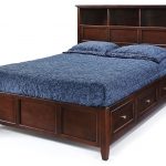 king storage bed with bookcase headboard ... alder wood mckenzie storage bed with bookcase headboard in ZMLPYCY