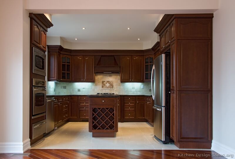 kitchen color schemes with cherry cabinets BYFNIIA