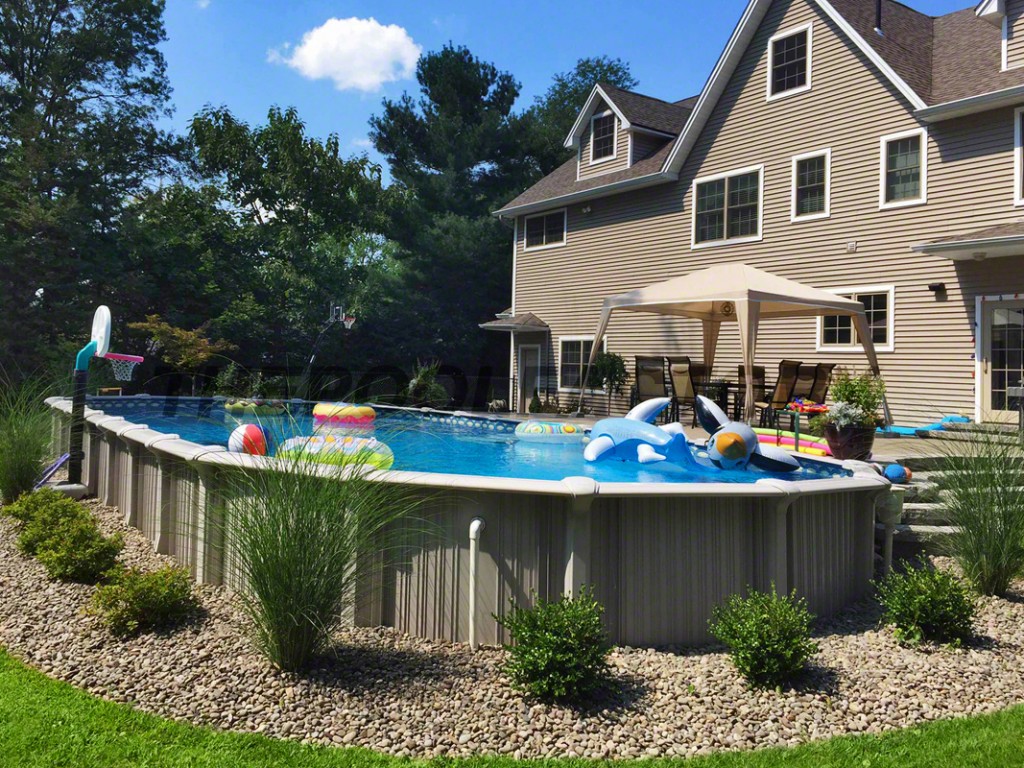 landscaping ideas around above ground pool above ground pool landscaping design WLKIOWI