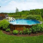 landscaping ideas around above ground pool landscaping around an above ground pool IMUJWIP