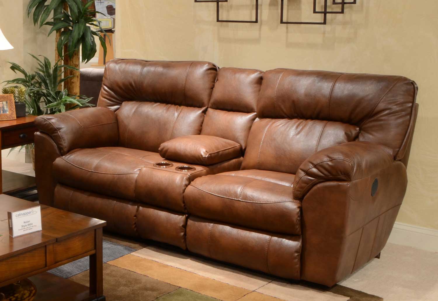 leather reclining loveseat with console catnapper nolan leather extra wide power reclining console loveseat with MEFCBOM