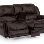 leather reclining loveseat with console ... flexsteel leather power reclining loveseat with console 1311-604p ... GAYHJKF