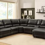 leather sectional sofa with chaise and recliner leather sectional sofa chaise recliner photo - 1 EAWEFKY