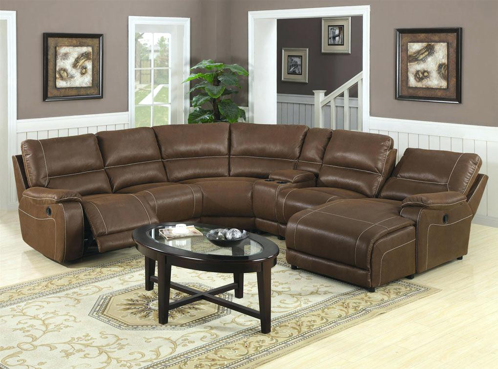 leather sectional sofa with chaise and recliner sectional couches with GQQXOIW