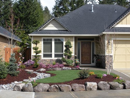 low maintenance landscaping ideas front yard front yard. low maintenance landscaping. like the contrast of lawn, GACLOPW