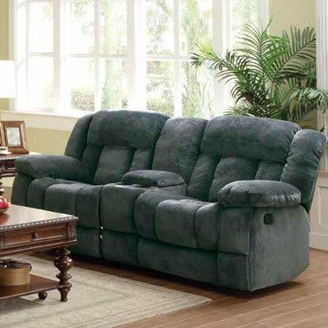 microfiber reclining loveseat with console homelegance laurelton doble glider reclining loveseat w/ center console in ECCMTUE