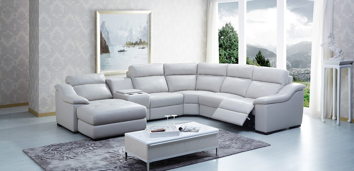 microfiber sectional couch with recliner modern leather sectional sofa with recliners odelia design within leather AUDNFQM