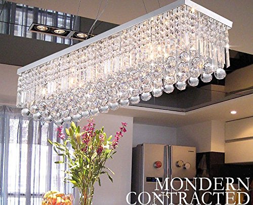 modern crystal chandeliers for dining room crystop rectangle crystal chandeliers dining room modern ceiling light HYUDREO