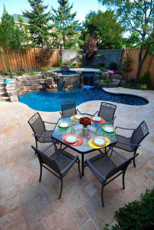 pool landscaping ideas for small backyards small-backyard-pool-woohome-5 DBLYMQU