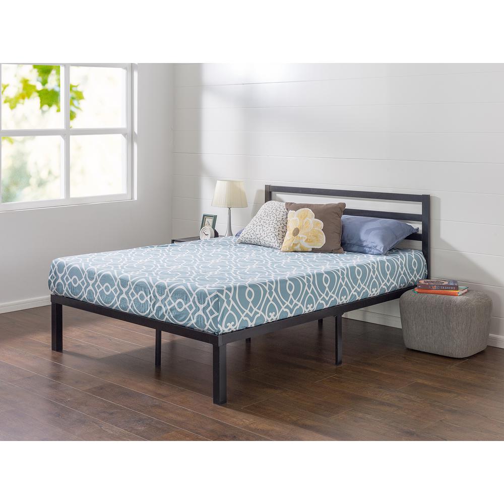 queen platform bed frame with headboard queen metal platform bed frame with headboard KCZFDMQ