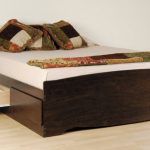 queen size bed frame with drawers underneath 25 incredible queen-sized beds with storage drawers underneath NLUMOKH