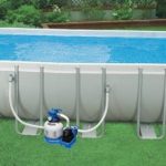 rectangular above ground swimming pools intex 24u0027x12u0027x52 CRGWFXH