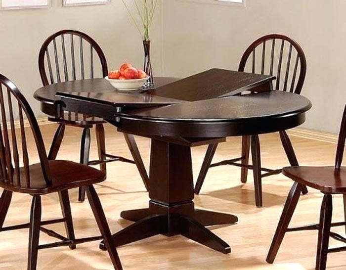 round dining table set with leaf extension round dining table OHJCVKF