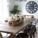 rustic centerpieces for dining room tables diy faux floral arrangement: feminine yet rustic crate | dining VGQJLPM