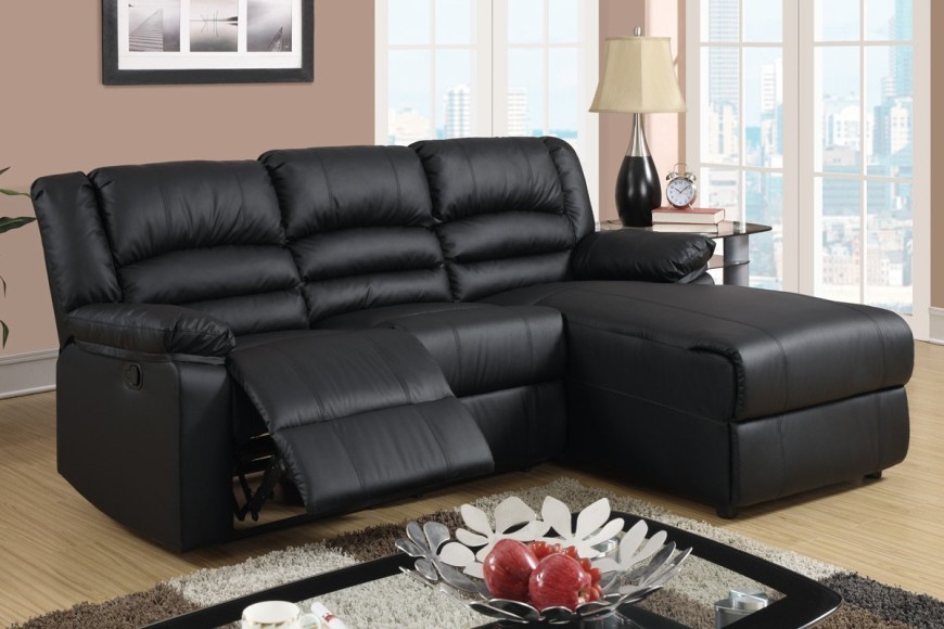 sectional with chaise lounge and recliner 3black-chaise-lounge-sofa-recliner RPIIMLU