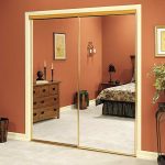 sliding mirror closet doors for bedrooms mirrored bifold closet doors design VWRINXQ