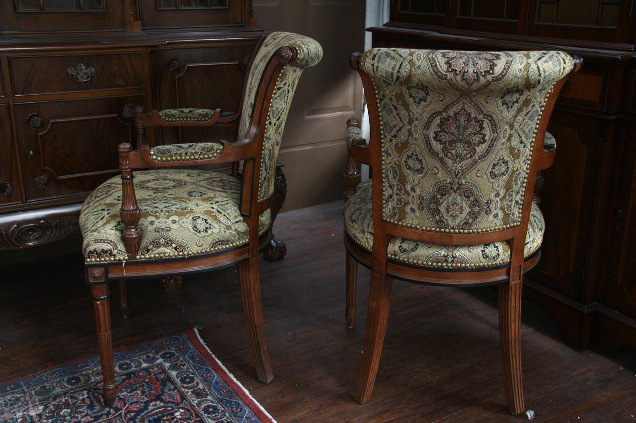 upholstered dining room chairs with arms related VCALUQK