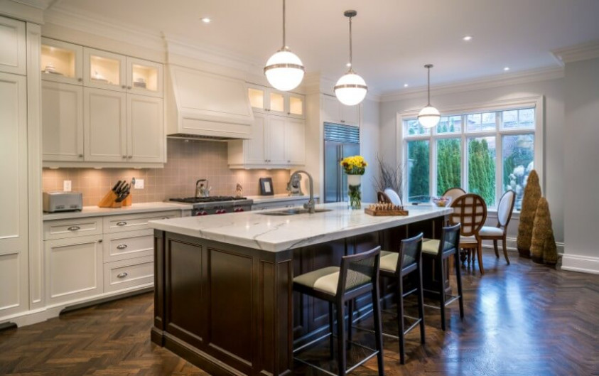 white kitchen cabinets with dark wood floors dark wood floors white kitchen cabinets - kitchen and decor KJUCRYN