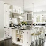 white kitchen cabinets with dark wood floors ... white kitchen cabinets and dark wood floors awesome dark PXDUHOS