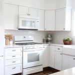 white kitchen cabinets with white appliances best color for kitchen cabinets with white appliances ideas | XUVAASB