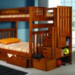 wooden bunk beds with stairs and drawers solid wood staircase bunk bed RHNRHVO