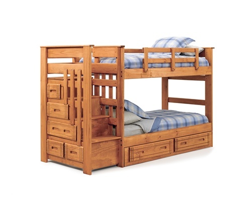 wooden bunk beds with stairs and drawers twin wood side drawers stairway bunk bed WYJBFNR