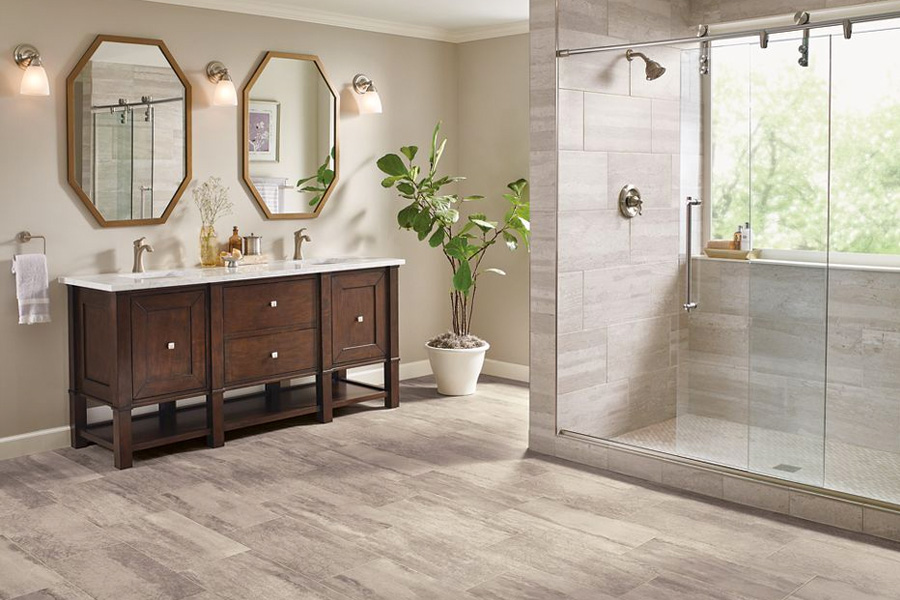 vinyl floor tiles for bathroom bathroom flooring in vinyl sheet - b6325 duality premium collection AGWLCEC