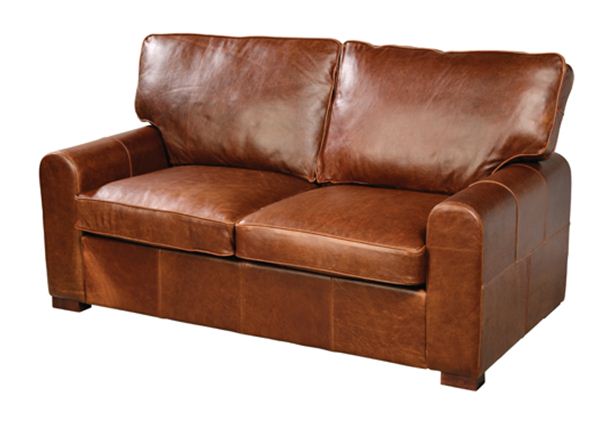 Cherokee 2 Seater Leather Sofa. Quality Oak furniture from The