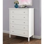 Better Homes and Gardens Lillian 5-Drawer Chest, White - Walmart.com