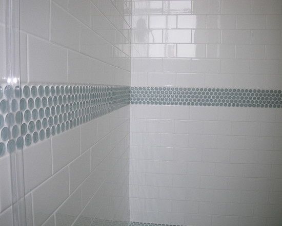 black bathroom tile accent ideas - Google Search | Bathroom remodel