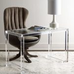 Interlude Home Dana Acrylic Writing Desk