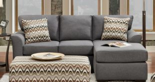 Affordable Furniture Cosmopolitan Grey Sectional Sofa 3900 | Savvy