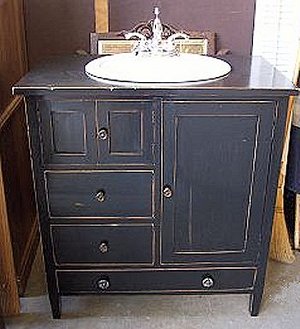 Antique Bathroom Vanity - Choose Genuine Or Reproduction