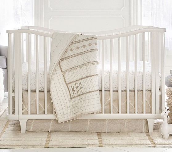 Micah Metallic Baby Bedding Sets | Pottery Barn Kids