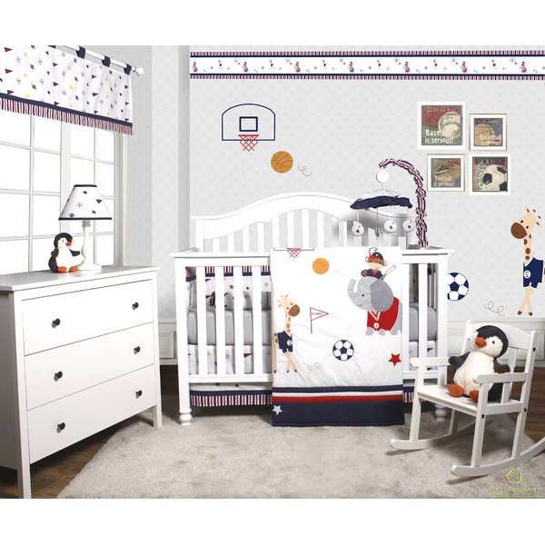 Harriet Bee Porter Animal Sports Festival 6 Piece Baby Boy Nursery