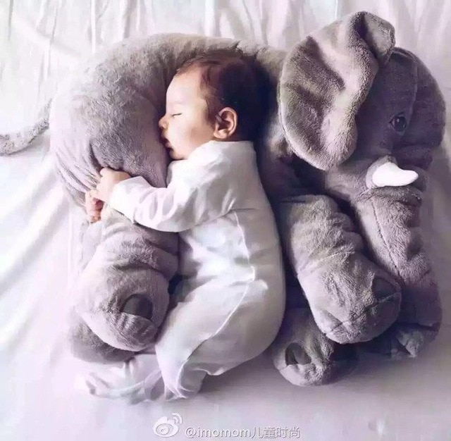 New Arrival Super Soft Stuffed Elephant Baby Comforter Plush Animal 