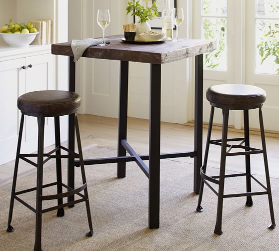 Griffin Reclaimed Wood Bar-Height Table | Pottery Barn