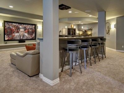 Finished Basement Ideas (Cool Basements) | Baserooom idea | Basement