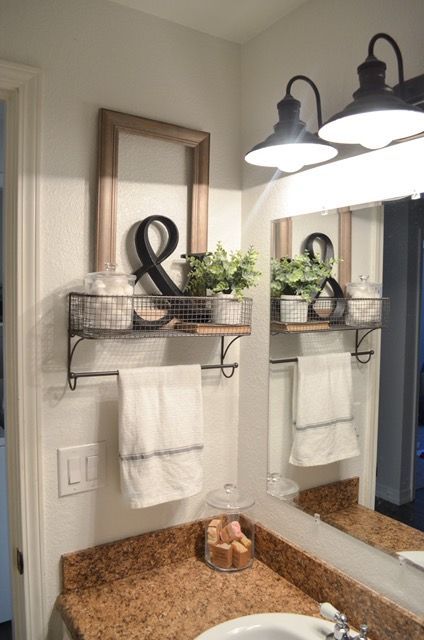 Farmhouse Bathroom Organization | Organization Ideas | Bathroom