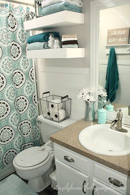 Bathroom Makeover on a Budget | rooms | Bathroom, Small apartment