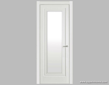 White Shatterproof Frosted Interior Glass Bathroom Door - Buy