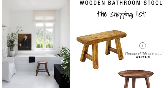 10 BEST: Wooden bathroom stools | My Paradissi