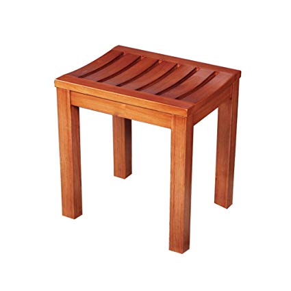 Amazon.com: Bathroom Stool Solid Wood Stool Cedar Wood Bench Stool