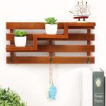 wooden corner wall shelf wood bathroom shelves storage box Handmade