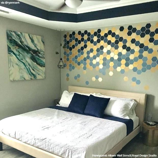 Bedroom Wall Designs Bedroom Wall Stencil Designs To Sleep In Style