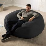 Amazon.com: Jaxx 5 Foot Saxx - Big Bean Bag Chair for Adults, Black