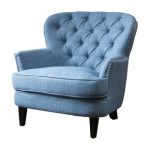 Light Blue Fluffy Chair | Wayfair