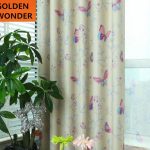 New Design Butterfly Curtains for Living Room High Quality Fabric